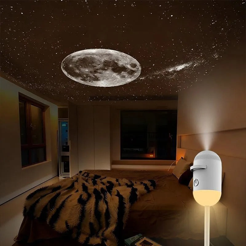 CosmosGlow 360 USB Starry Sky Projector & Night Light
